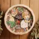 Часы банные "№5" с рисунком 26.5 см