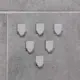 Крючок для ванной Доляна 3619354 6шт цвет хромированный