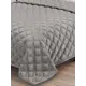 Покрывало Romance стеганное 125139, 160x220 см, велюр, цвет бежевый