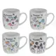 Кружка Chaozhou Xiongxing Ceramics Factory 350 мл фарфор цвет разноцветный 769612