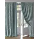 Штора на шторной ленте Helga Кронксит 320x220 см цвет бирюзовый