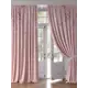 Штора на шторной ленте Helga Риренфис 320x220 см цвет розовый