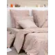 Комплект постельного белья Хлопковый край 40b-4ХК 6007/1 Абени оранж евро хлопок цвет серый