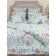 Комплект постельного белья Хлопковый край 40b-4ХК 6000/4 Амели полынь евро хлопок цвет зеленый
