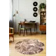 Ковер полиэстер Chilai Home 100x100 см цвет коричневый