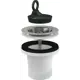 Донный клапан AlcaPlast DN70 A34 удлиненный 6/4" с нержавеющей решеткой