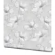 Обои флизелиновые Fleur светло-серые 1.06x10 м 37005