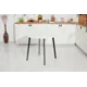 Стол круг 90x75 см Stollab Premium ЛДСП цвет белый-черный