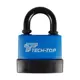 Навесной замок с ключом TECH-TOP 034-4061 сталь