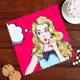 Полотенце Этель Love Life "Красотка" 30x30 см розовый