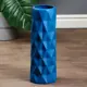 Ваза напольная Nana Ceramics "Поли" керамика синяя 40.5 см