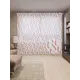 Тюль на шторной ленте для кухни Острые Перчики 155х265 см цвет розовый