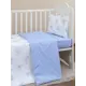Постельное белье для ясельной кроватки Зайка blue