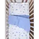 Постельное белье для ясельной кроватки Облачко blue