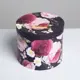 Коробка Tim-Box подарочная круглая «Цветы» 14x16 см черно-розовая