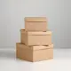Набор Simaland коробок Simaland 3 в 1 "Крафт однотонный" 19x19x9.5 - 15.5x15.5x6.5 см