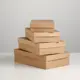 Набор Simaland коробок Simaland 4 в 1 "Крафт однотонный" 30x20x8 - 24x14x5 см