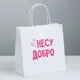 Пакет подарочный Simaland «Несу добро» 22x22x11 см