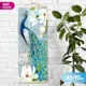 Алмазная мозаика Панно 35x90 см Павлин (30 цветов)