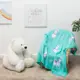 Плед Крошка я «Ламы» 90x90 см, полиэстер, цвет бирюзовый