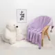 Плед Крошка я «Рисунок коса» 90x90 см, полиэстер, цвет сиреневый