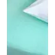 Простыня Хлопковый край 200м-ПнР12м Ментол, 200x200 см, хлопок, на резинке