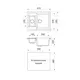 Врезная мойка Greenstone 61x50x20 см литьевой мрамор цвет терракот GRS-21-307