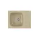 Врезная мойка Greenstone 65x50x19 см литьевой мрамор цвет песочный GRS-13-302