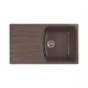 Врезная мойка Greenstone 85x50x19 см литьевой мрамор цвет шоколад GRS-12-345