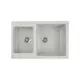 Врезная мойка Greenstone 78x51x20 см литьевой мрамор цвет серый GRS-76k-310