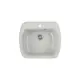 Врезная мойка Greenstone 57x50x20 см литьевой мрамор цвет серый GRS-11-310