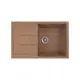 Врезная мойка Greenstone 78x50x18 см литьевой мрамор цвет терракот GRS-25-307