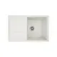 Врезная мойка Greenstone 78x50x18 см литьевой мрамор цвет Молочный GRS-25-341
