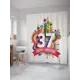 Шторка для ванной комнаты JoyArty sc_34285 200x180см цвет белый