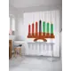 Шторка для ванной комнаты JoyArty sc_5868 200x180см цвет коричневый