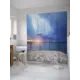 Шторка для ванной комнаты JoyArty sc_34803 200x180см цвет серый серебристый