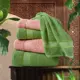 Набор из 4 полотенец Marrakesh 50х80 см 70х130 см цвет ледяная роза зеленый папоротник