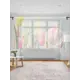 Тюль на шторной ленте для кухни Весенние Тюльпаны-1 155х180 см цвет желтый