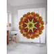 Шторка для ванной комнаты JoyArty sc_21217 200x180см цвет коричневый