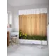 Шторка для ванной комнаты JoyArty sc_21641 200x180см цвет коричневый