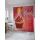Шторка для ванной комнаты JoyArty sc_34217 200x180см цвет жёлтый золотой