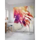 Шторка для ванной комнаты JoyArty sc_2651 200x180см цвет жёлтый золотой
