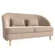 Диван-кушетка Лига Диванов Атико 146x83x67 см велюр цвет бежевый
