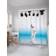 Шторка для ванной комнаты JoyArty sc_5286 200x180см цвет белый