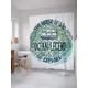 Шторка для ванной комнаты JoyArty sc_5474 200x180см цвет зеленый