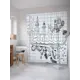 Шторка для ванной комнаты JoyArty sc_2845 200x180см цвет белый