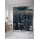 Шторка для ванной комнаты JoyArty sc_6800 200x180см цвет серый серебристый