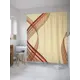 Шторка для ванной комнаты JoyArty sc_31028 200x180см цвет жёлтый золотой