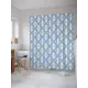 Шторка для ванной комнаты JoyArty sc_27714 200x180см цвет синий