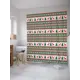 Шторка для ванной комнаты JoyArty sc_20487 200x180см цвет красный